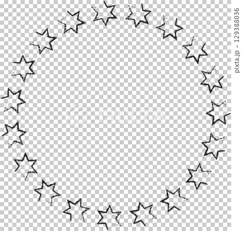 Hand drawn ink stars, icon, symbol, logo. Doodle sketchy brush style Hand drawn ink stars, icon, symbol, logo. Doodle sketchy brush style 129388036