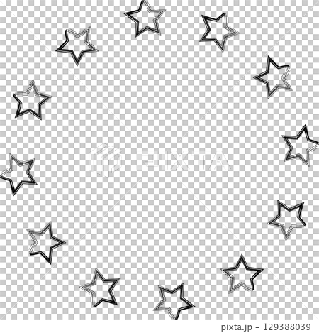 Hand drawn ink stars, icon, symbol, logo. Doodle sketchy brush style Hand drawn ink stars, icon, symbol, logo. Doodle sketchy brush style 129388039