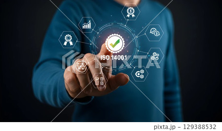 ISO 14001 concept 129388532