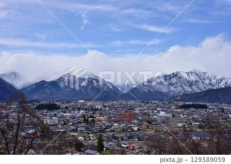 信州風景~雲かかる北アルプス蓮華岳と爺ヶ岳~ 信州風景~雲かかる北アルプス蓮華岳と爺ヶ岳~ 129389059