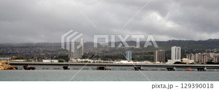 Ford Island Bridge Honolulu Hawaii 129390018