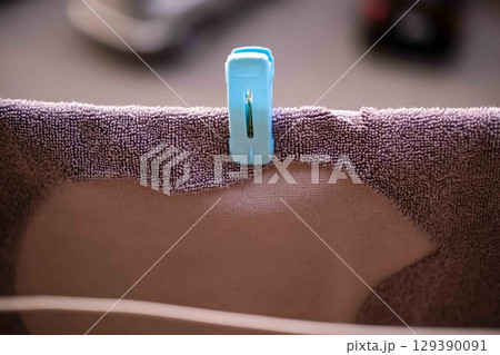 Blue Shepherd Holding Lingerie Blue Shepherd Holding Lingerie 129390091