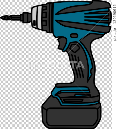 電動工具衝擊起子機，藍色 129390616