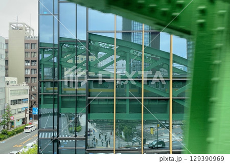 秋葉原風景・総武線昌平橋【東京都千代田区】 秋葉原風景・総武線昌平橋【東京都千代田区】 129390969