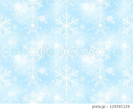 雪の結晶のシームレスな背景7 雪の結晶のシームレスな背景7 129391129