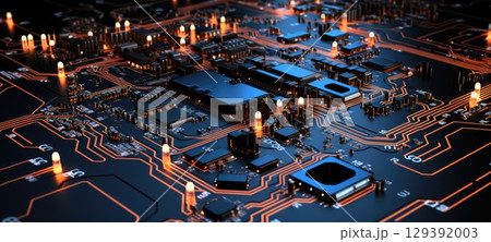 amoled, OLED tech circuit board chip electronics, ai 129392003