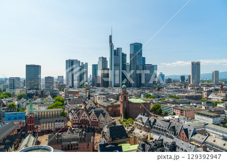 Frankfurt am Main Downtown City Skyline. Hesse, Germany Frankfurt am Main Downtown City Skyline. Hesse, Germany 129392947