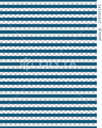 藍色のボーダーの背景素材 129395145