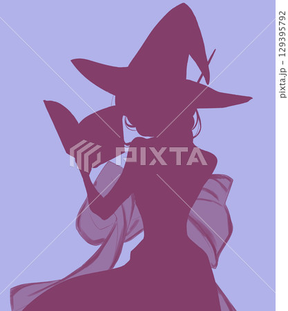 魔法使い イメージ シルエット 魔法使い イメージ シルエット 129395792