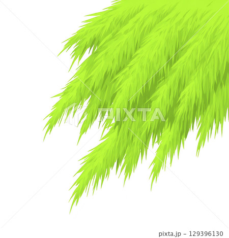 Vibrant green, fluffy texture resembling soft, feathery grass or fur, creating lively and dynamic visual effect. bright color and texture evoke sense of freshness and energy Vibrant green, fluffy texture resembling soft, feathery grass or fur, creating lively and dynamic visual effect. bright color and texture evoke sense of freshness and energy 129396130