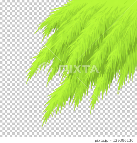 Vibrant green, fluffy texture resembling soft, feathery grass or fur, creating lively and dynamic visual effect. bright color and texture evoke sense of freshness and energy Vibrant green, fluffy texture resembling soft, feathery grass or fur, creating lively and dynamic visual effect. bright color and texture evoke sense of freshness and energy 129396130