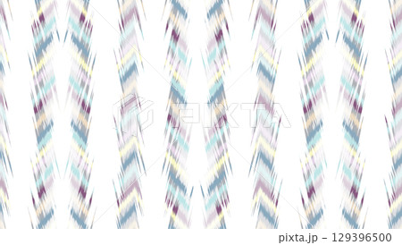 Seamless ripple lines Ikat geometric tile pattern. Abstract zig-zag ornament. Tribal ethnic texture. Asian motif artistic embroidery Seamless ripple lines Ikat geometric tile pattern. Abstract zig-zag ornament. Tribal ethnic texture. Asian motif artistic embroidery 129396500