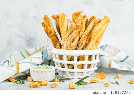 Bread sticks 129397270