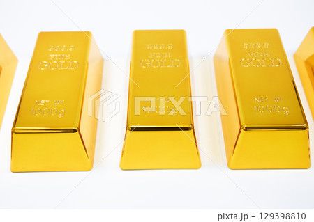 金の延べ棒 金の延べ棒 129398810