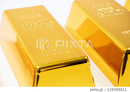 金の延べ棒 金の延べ棒 129398811