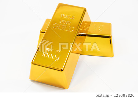 金の延べ棒 129398820