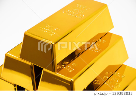 金の延べ棒 金の延べ棒 129398833