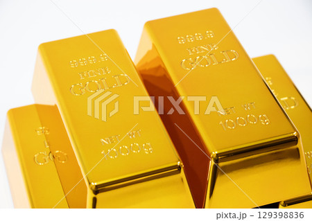 金の延べ棒 金の延べ棒 129398836