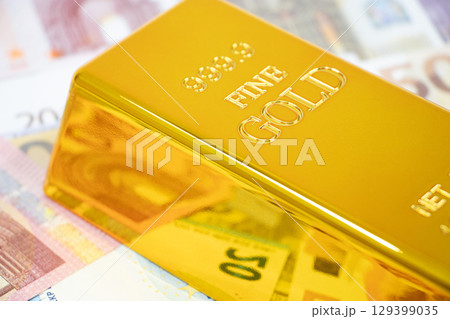 ユーロ 金の延べ棒 129399035