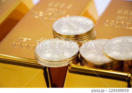 仮想通貨 金の延べ棒 仮想通貨 金の延べ棒 129399059