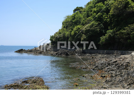 兵庫県赤穂市　赤穂御崎海岸遊歩道 129399381
