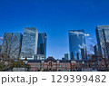 正面からの東京駅 129399482