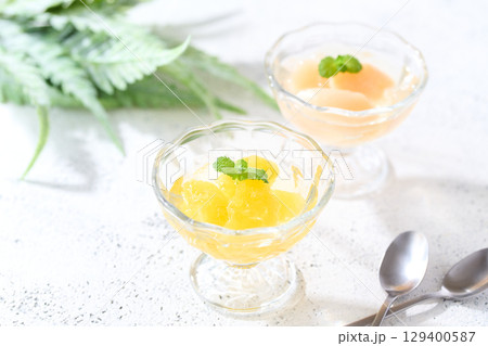 フルーツゼリー　夏みかんと白桃 129400587