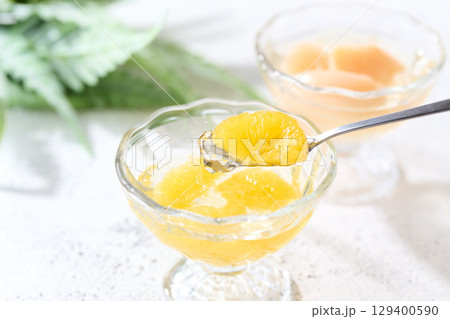 フルーツゼリー　夏みかんと白桃 129400590