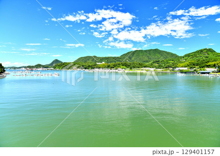 戸馳大橋より三角港方面を望む(熊本県宇城市)【2025.7】 129401157