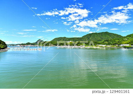 戸馳大橋より三角港方面を望む(熊本県宇城市)【2025.7】 129401161