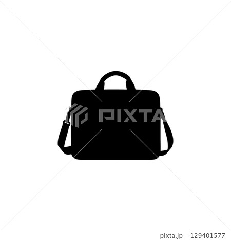briefcase silhouette business bag icon for office or professional use briefcase silhouette business bag icon for office or professional use 129401577
