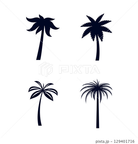 Tropical Palm Trees Tropical Palm Trees 129401716