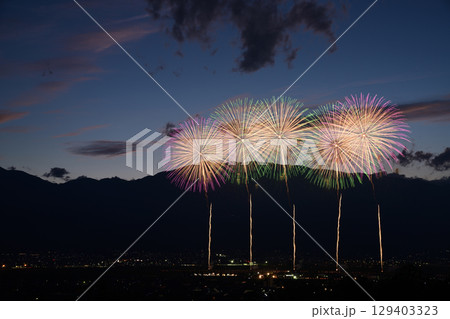 神明の花火2025　＜市川三郷町＞ 129403323