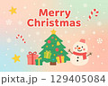 クリスマスカード 129405084