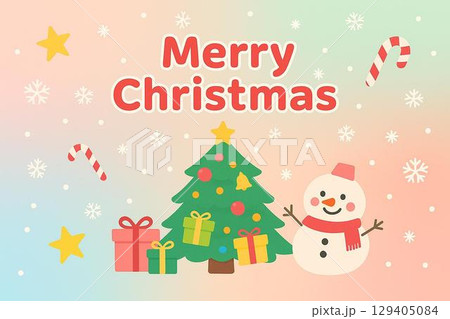 クリスマスカード クリスマスカード 129405084