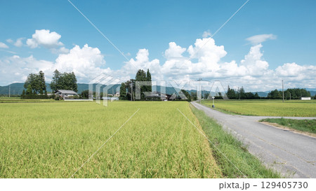 夏の田舎風景 129405730