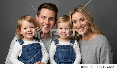 4人家族の画像 129405822