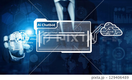 AI Artificial Intelligence Virtual Assistant for Smart Business Muxer 129406489