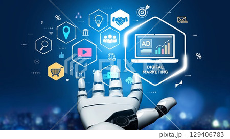 Online Ads Strategy and Digital Content Marketing for Business Growth Muxer 129406783