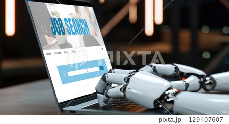 Online job search on brisk website for worker to search for job opportunities 129407607