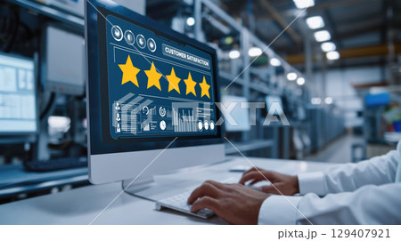 Customer satisfaction and evaluation analysis on brisk software computer 129407921