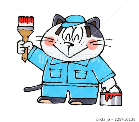 塗装屋猫(刷毛) 塗装屋猫(刷毛) 129410139