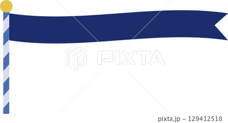 棒付き旗をモチーフにしたシンプルなイラスト|旗,バナー,棒,ポール,装飾,カラフル,可愛い, 棒付き旗をモチーフにしたシンプルなイラスト|旗,バナー,棒,ポール,装飾,カラフル,可愛い, 129412518