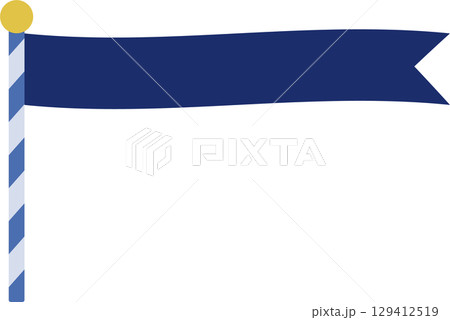 棒付き旗をモチーフにしたシンプルなイラスト|旗,バナー,棒,ポール,装飾,カラフル,可愛い, 棒付き旗をモチーフにしたシンプルなイラスト|旗,バナー,棒,ポール,装飾,カラフル,可愛い, 129412519