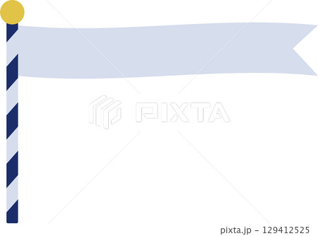 棒付き旗をモチーフにしたシンプルなイラスト|旗,バナー,棒,ポール,装飾,カラフル,可愛い, 棒付き旗をモチーフにしたシンプルなイラスト|旗,バナー,棒,ポール,装飾,カラフル,可愛い, 129412525