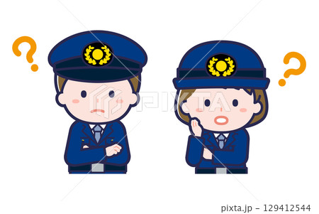 警察官／2人組／男女 04 129412544