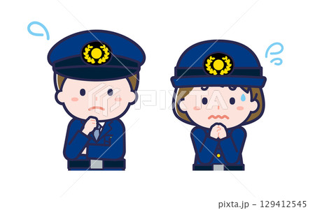 警察官／2人組／男女 05 129412545