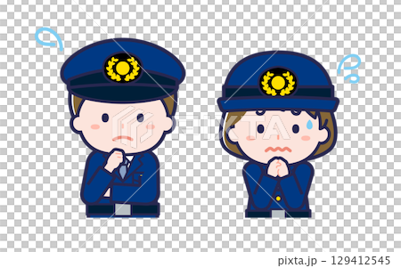 警察官／2人組／男女 05 129412545