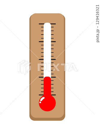 気温の低い温度計 129416321