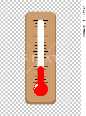 気温の低い温度計 129416321